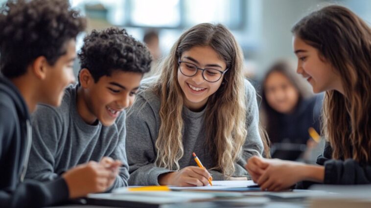 children discussing how to manage social media distractions during study hours